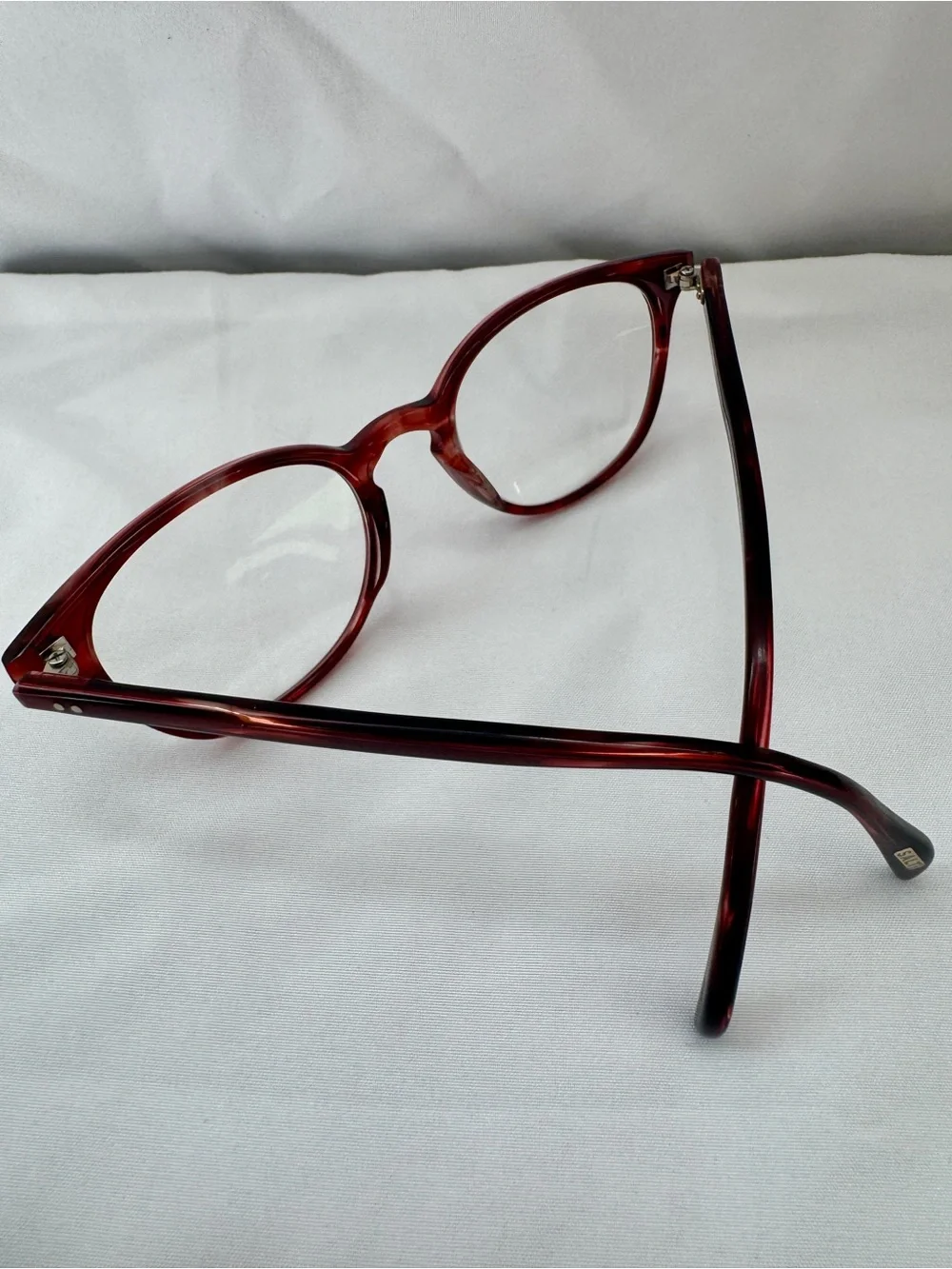 SALT OPTICS GLASSES | TIFFANY | W/CASE | 48-20-140 JAPAN | BURGUNDY TORTOISE